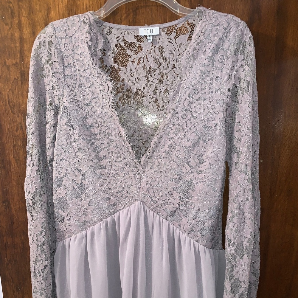 Purple lace Tobi Party Dress
